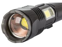 LATARKA POLICJA LED 1000M ZOOM IPX5 AKU USB ALU LOTNICZE ANODOWANE