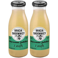 Bracia Sadownicy Sok tłoczone jabłko z miętą 250 ml x 2 sztuk