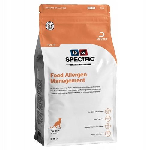 Karma dla kota z alergią Food Allergen Management FDD-HY SPECIFIC 2kg na Arena.pl