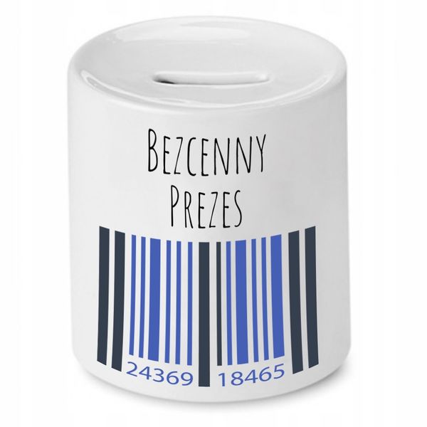 Dla Prezesa Viceprezes Skarbonka Bezcenny Prezes Z Nadrukiem Ze Zdjęciem zdjęcie 1
