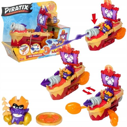 MAGICBOX - PIRATIX - SERIA GOLDEN TREASURE - STATEK SEA CRUSHER na Arena.pl