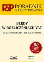 BŁĘDY W ROZLICZENIACH VAT MAŁGORZATA BREDA, KRZYSZTOF BURZYŃSKI
