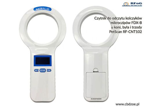 Czytnik mikrochipów PetScan RF-CNT102 FDX-B na Arena.pl