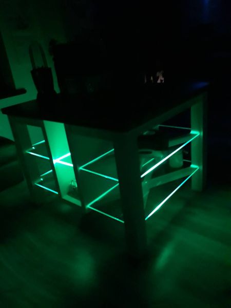 KLIPS LED OŚWIETLENIE SZKLANYCH PÓŁEK ZESTAW ZK-4 zdjęcie 6