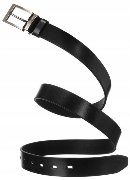 PETERSON męski pasek do spodni garnituru skórzany elegancki + pudełko zdjęcie 11