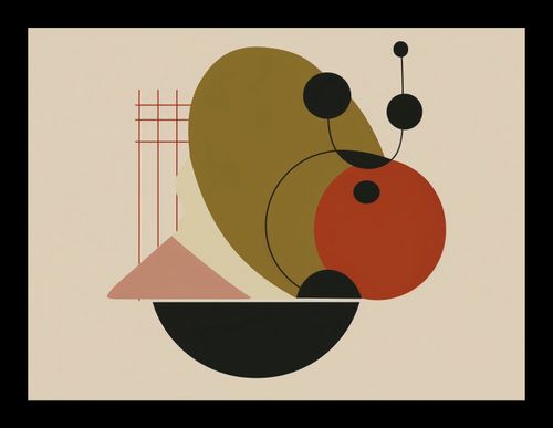Plakat 20x15cm Geometryczny Balans na Arena.pl