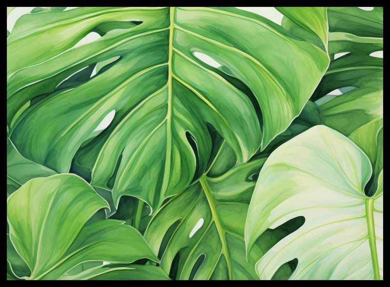 Plakat 55x40cm Tajemnice Liści zdjęcie 2