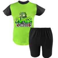 Krótka Piżama dziecięca Plants vs Zombie
