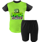 Krótka Piżama dziecięca Plants vs Zombie