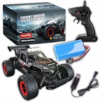 SAMOCHÓD ZDALNIE STEROWANY NA PILOT RC TERENOWY LED AUTO AKUMULATOR