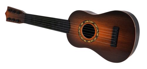 Gitara Klasyczna Dla Dzieci 3+ Ciemny Brąz Zabawkowy Instrument na Arena.pl