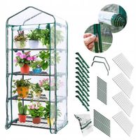 NEO SZKLARNIA BALKONOWA 4 POZIOMY 69x49x160cm FOLIA TUNEL ROŚLINY KWIATY
