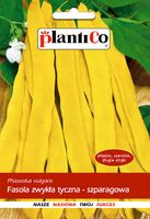 NASIONA Fasola Szparagowa Tyczna Goldmarie 10g PLANTICO Żółta 407923