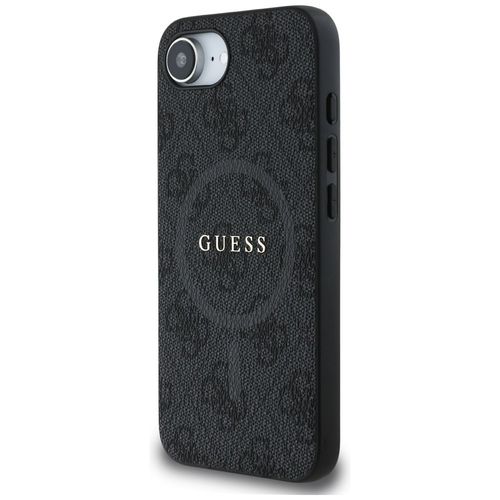 Etui Guess 4G Ring Classic Logo MagSafe do iPhone 16e czarny na Arena.pl