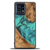 etui bewood unique - motorola edge 40 pro - turquoise