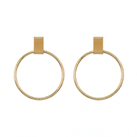 kolczyki koła złote k930