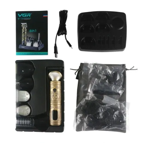 TRYMER DO WŁOSÓW GOLARKA DO BRODY ZESTAW 6W1 na Arena.pl