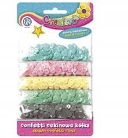 confetti cekiny mix 5kol. pastel 335116005