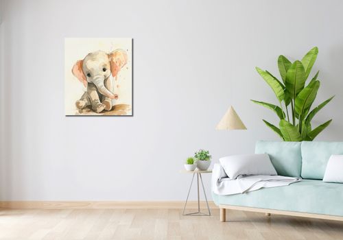 Obraz 60x70cm Siwy Słonik na Arena.pl