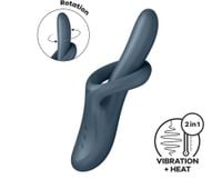 wibrator rozgrzewający satisfyer heat flex 4 niebieski silikonowy