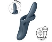 wibrator rozgrzewający satisfyer heat flex 4 niebieski silikonowy