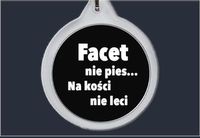 Brelok do kluczy Facet nie pies