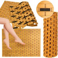 MATA ŁAZIENKOWA ANTYPOŚLIZGOWA BAMBUSOWA DYWANIK ŁAZIENKOWY DO ŁAZIENKI