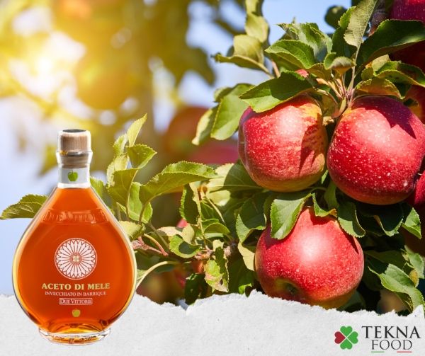 Ocet jabłkowy DUE VITTORIE beczkowany NIEFILTROWANY naturalnie słodki 500ml zdjęcie 3