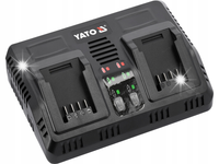 YATO ŁADOWARKA PODWÓJNA 2.2A DO AKUMULATORÓW ELEKTRONARZĘDZI SYSTEMU 18V