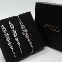 Komplet ślubny SPOSA silver + JANICE silver