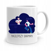 Kubek Prezent Dla Barmana Najlepszy Barman! Z Nadrukiem Ze Zdjęciem