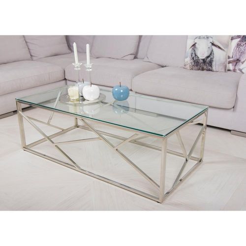 STOLIK KAWOWY LASIMA SILVER 120 CM na Arena.pl