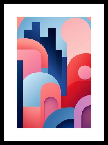 Plakat 20x30cm Miasto Kolorów na Arena.pl