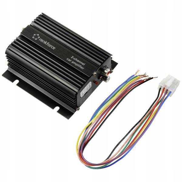 Wzmacniacz samochodowy Bluetooth USB 2 kanały 100W zdjęcie 5