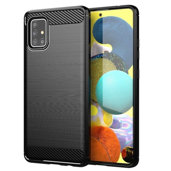 Futerał CARBON do SAMSUNG A51 czarny zdjęcie 1