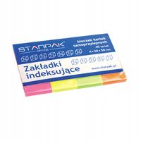 zakładki indeksujące 20x50mm 40k 4kol. a'12 0359