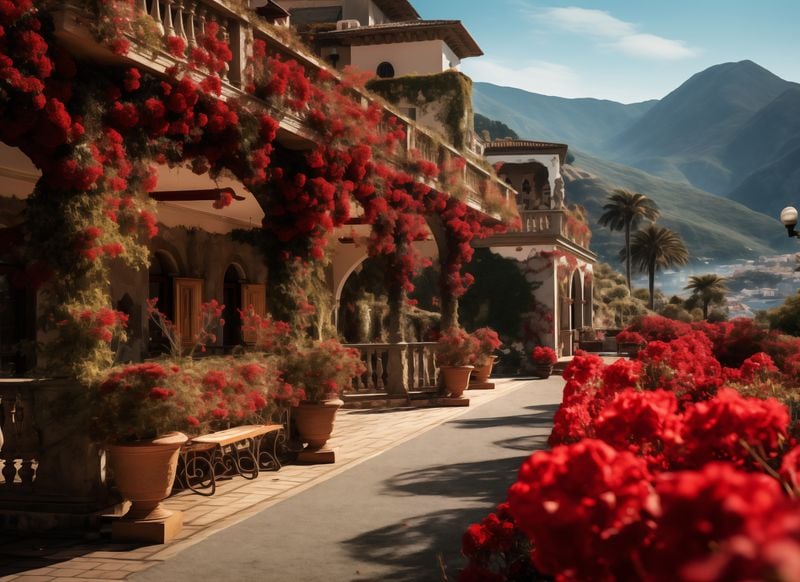 Plakat 55x40cm Czerwona Idylla zdjęcie 1