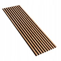 Lamele Ścienne na Płycie 275x58cm Panele Dekoracyjne 3D DĄB WOTAN i