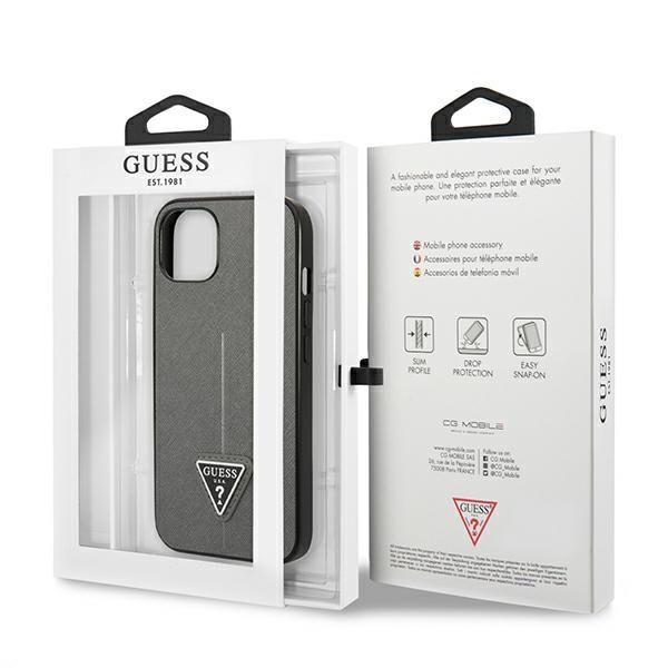 Etui Guess do iPhone 15, iPhone 14, iPhone 13, Srebrny zdjęcie 8