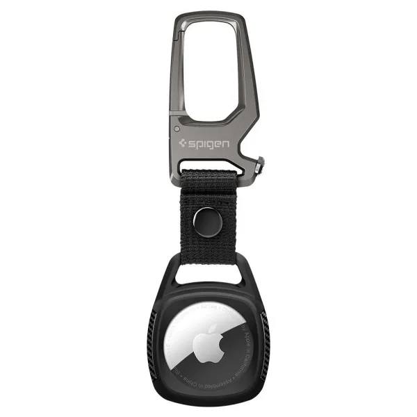 Etui Spigen Rugged Armor na Apple AirTag - czarny mat zdjęcie 1