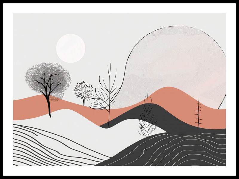 Plakat 70x50cm Półcień Widoku zdjęcie 3