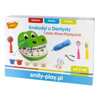 SMILY PLAY SP83346 Ciasto masa plastyczna, krokodyl u dentysty