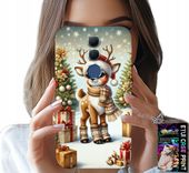 ETUI DO HUAWEI MATE 20 LITE - RENIFER, WZORY BOŻONARODZENIOWE + SZKŁO