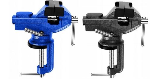 IMADŁO ŚLUSARSKIE OBROTOWE 360 Z KOWADŁEM ŻELIWNE STOŁOWE SOLIDNE 50MM na Arena.pl