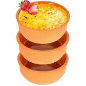 3x Naczynie do Zapiekania Żaroodporne Miska Miseczka Kokilka Kamionkowa