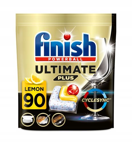 FINISH Ultimate Plus Kapsułki do zmywarki 90 Lemon na Arena.pl