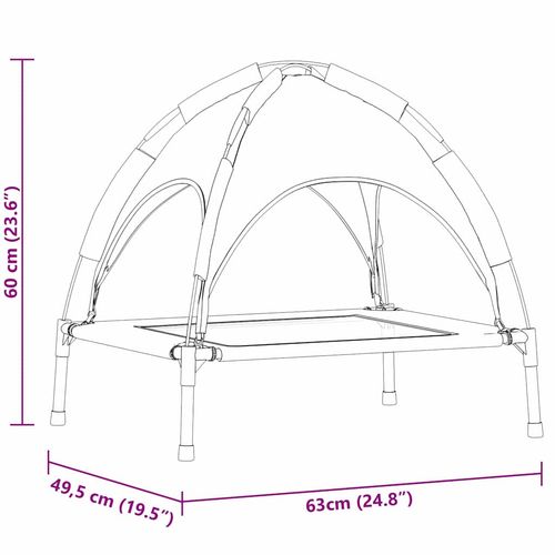 Legowisko dla psa Ciemnoniebieski s Stal na Arena.pl