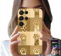ETUI DO SAMSUNG GALAXY S22 Ultra - LOVE CAT, WZORY Z KOTAMI, ŁAPKI KOTÓW
