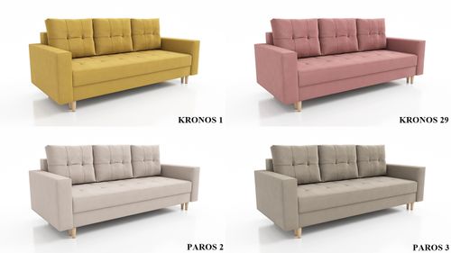 Kanapa SCANDI rozkładana, na sprężynach na Arena.pl