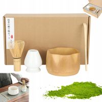 ZESTAW PREZENTOWY STARTOWY DO HERBATY MATCHA ZESTAW NARZĘDZI MATCHA 4SZT
